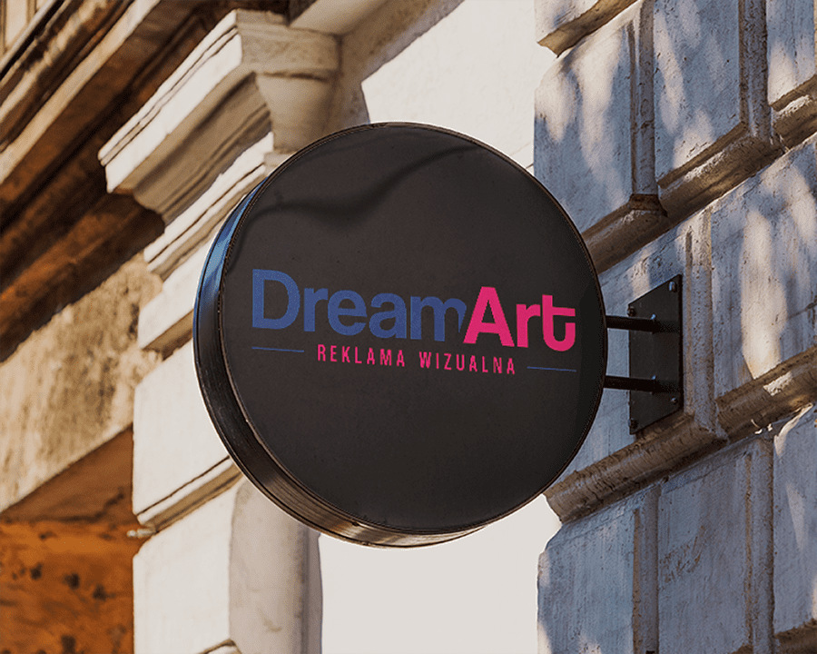 Reklama zewnętrzna dwustronna