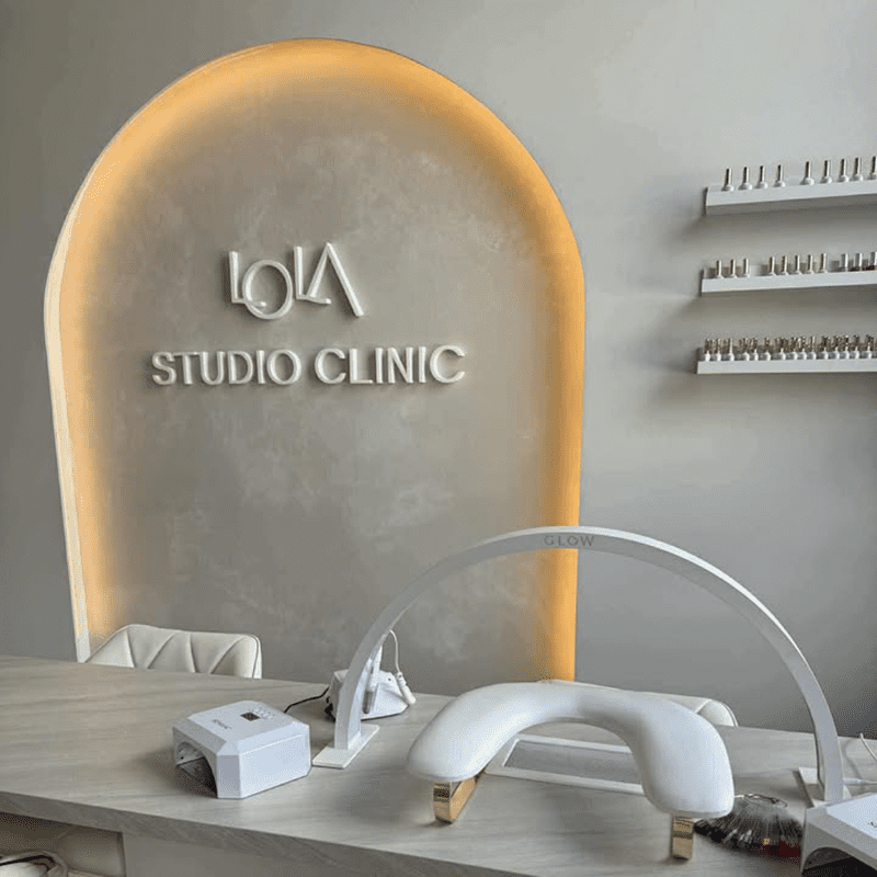 Logo przestrzenne 3D dla salonu kosmetycznego