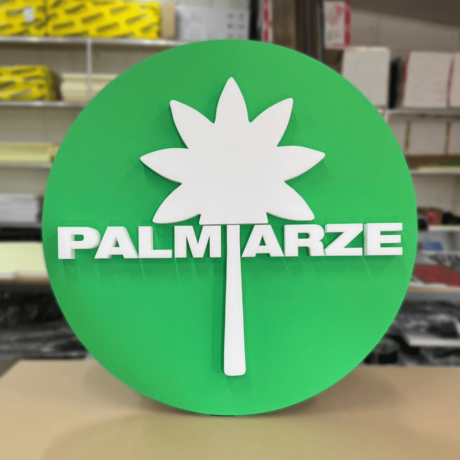 Tablica + logo 3D